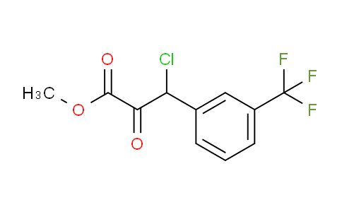 CAS No. 135026-70-9, Methyl 3-chloro-2-oxo-3-(3-(trifluoromethyl)phenyl)propanoate