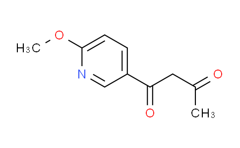 CAS No. 1020039-43-3, 1-(6-Methoxypyridin-3-yl)butane-1,3-dione