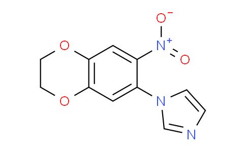 CAS No. 1020242-98-1, 1-(7-Nitro-2,3-dihydrobenzo[b][1,4]dioxin-6-yl)-1H-imidazole