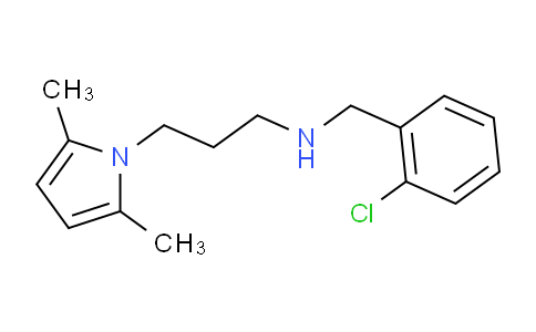 CAS No. 1119451-32-9, N-(2-Chlorobenzyl)-3-(2,5-dimethyl-1H-pyrrol-1-yl)propan-1-amine