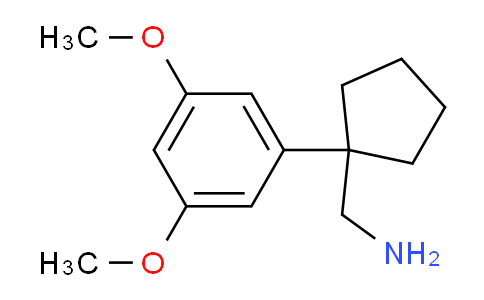 CAS No. 1176667-99-4, 1-(3,5-Dimethoxyphenyl)cyclopentanemethanamine
