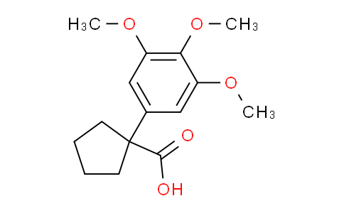 CAS No. 1176702-59-2, 1-(3,4,5-Trimethoxyphenyl)cyclopentanecarboxylic Acid