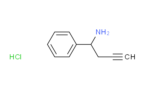CAS No. 1177093-09-2, 1-Phenylbut-3-yn-1-amine hydrochloride