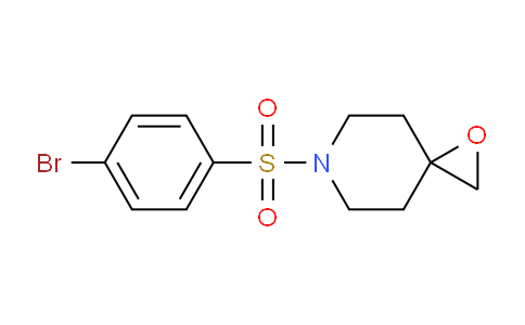 CAS No. 1177093-18-3, 6-((4-Bromophenyl)sulfonyl)-1-oxa-6-azaspiro[2.5]octane