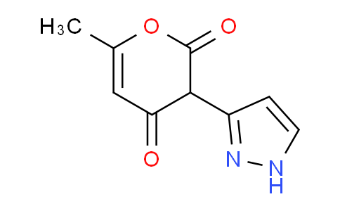 CAS No. 1177340-32-7, 6-Methyl-3-(1H-pyrazol-3-yl)-2H-pyran-2,4(3H)-dione