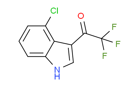 CAS No. 1119282-66-4, 1-(4-Chloro-3-indolyl)-2,2,2-trifluoroethanone