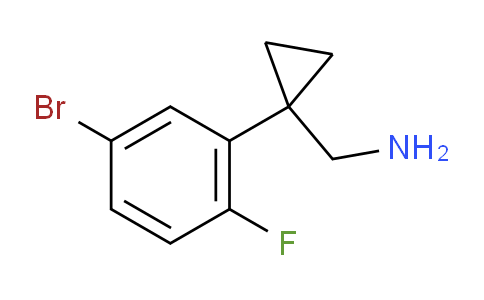 CAS No. 1500678-68-1, 1-(5-Bromo-2-fluorophenyl)cyclopropanemethanamine