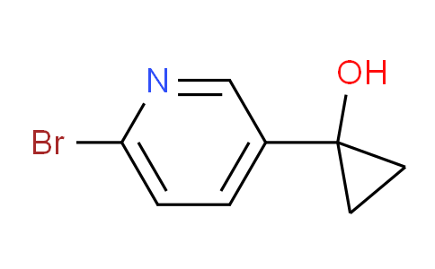 CAS No. 1346538-55-3, 1-(6-Bromo-3-pyridyl)cyclopropanol