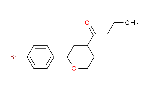DY811398 | 1086398-28-8 | 1-(2-(4-Bromophenyl)tetrahydro-2H-pyran-4-yl)butan-1-one