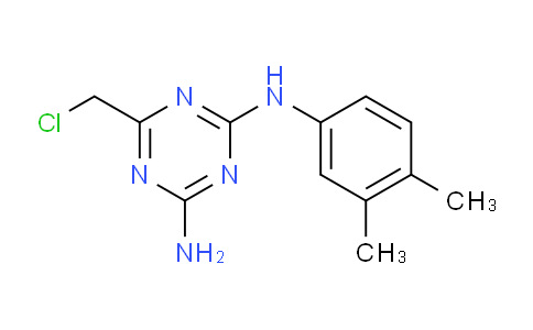 CAS No. 108676-73-9, 6-(Chloromethyl)-N2-(3,4-dimethylphenyl)-1,3,5-triazine-2,4-diamine