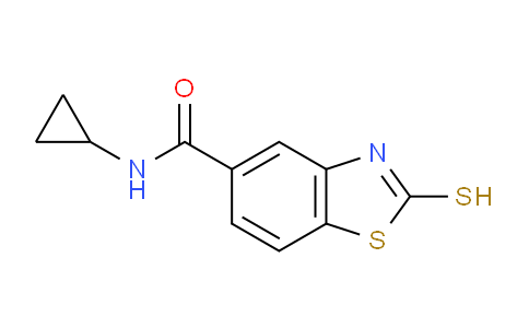 CAS No. 1087448-66-5, N-Cyclopropyl-2-mercaptobenzo[d]thiazole-5-carboxamide