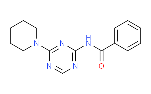 CAS No. 1087644-25-4, N-(4-(Piperidin-1-yl)-1,3,5-triazin-2-yl)benzamide