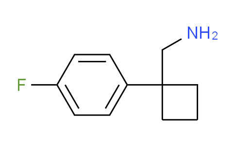 CAS No. 1017462-08-6, 1-(4-Fluorophenyl)cyclobutanemethanamine