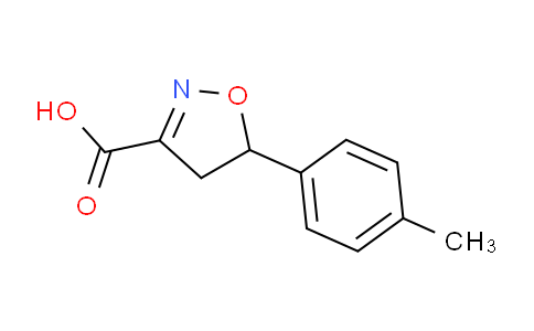 CAS No. 1018170-48-3, 5-(p-Tolyl)-4,5-dihydroisoxazole-3-carboxylic acid