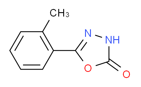 CAS No. 119933-32-3, 5-(2-Methylphenyl)-3H-1,3,4-oxadiazol-2-one