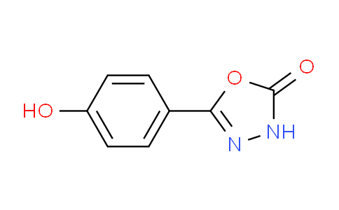 CAS No. 120035-90-7, 5-(4-Hydroxyphenyl)-3H-1,3,4-oxadiazol-2-one