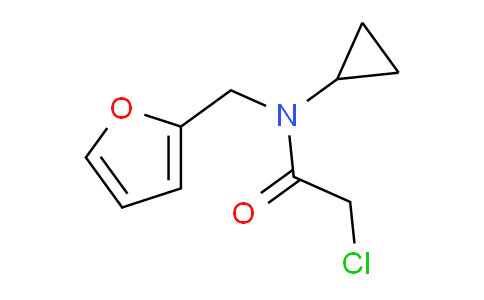CAS No. 1175918-51-0, 2-Chloro-N-cyclopropyl-N-(furan-2-ylmethyl)acetamide