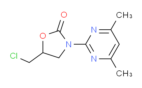 CAS No. 1256628-06-4, 5-(Chloromethyl)-3-(4,6-dimethylpyrimidin-2-yl)oxazolidin-2-one