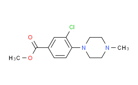 CAS No. 1256633-29-0, Methyl 3-Chloro-4-(4-methylpiperazino)benzoate