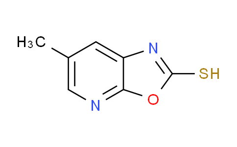 CAS No. 1257069-30-9, 6-Methyloxazolo[5,4-b]pyridine-2-thiol