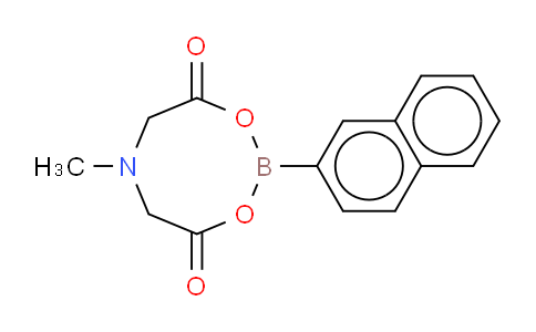 CAS No. 1257648-36-4, 6-Methyl-2-(naphthalen-2-yl)-1.3.6.2-dioxazaborocane-4.8-dione