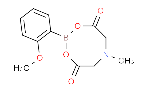CAS No. 1257737-05-5, 2-(2-Methoxyphenyl)-6-methyl-1,3,6,2-dioxazaborocane-4,8-dione