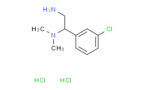 CAS No. 1189505-35-8, 2-(N,N-DIMETHYLAMINO)-2-(3-CHLOROPHENYL)ETHYLAMINE 2HCL