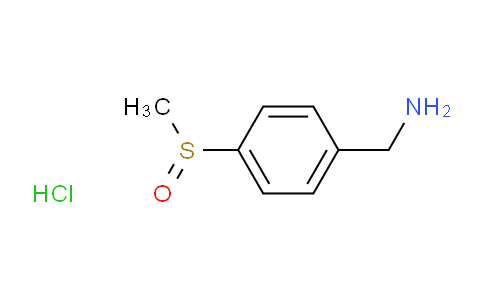 CAS No. 1189719-93-4, (4-(Methylsulfinyl)phenyl)methanamine hydrochloride
