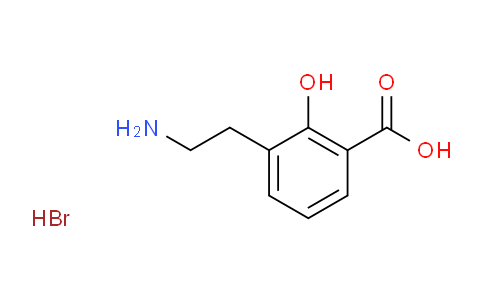 CAS No. 1255099-23-0, 3-(2-AMINOETHYL)-2-HYDROXYBENZOIC ACID HBR