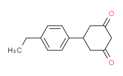 CAS No. 1255147-00-2, 5-(4-Ethylphenyl)cyclohexane-1,3-dione