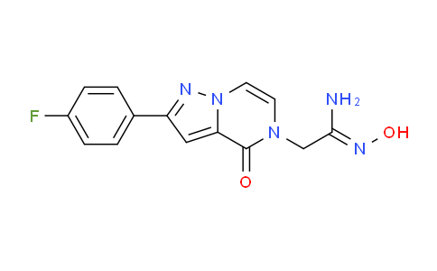 MC811490 | 1255791-17-3 | 2-(2-(4-Fluorophenyl)-4-oxopyrazolo[1,5-a]pyrazin-5(4H)-yl)-N'-hydroxyacetimidamide