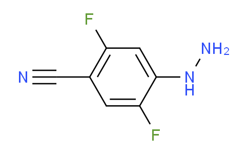 CAS No. 129946-63-0, 2,5-Difluoro-4-hydrazinylbenzonitrile