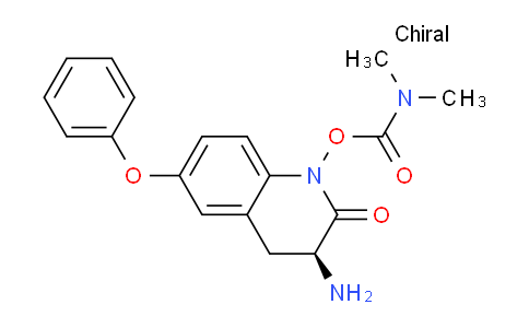 CAS No. 1258545-28-6, (S)-3-Amino-2-oxo-6-phenoxy-3,4-dihydroquinolin-1(2H)-yl dimethylcarbamate