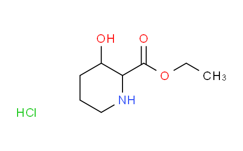 CAS No. 2044706-87-6, Ethyl 3-Hydroxypiperidine-2-carboxylate Hydrochloride