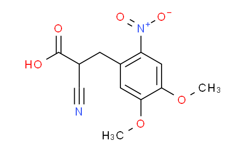 CAS No. 2044706-98-9, 2-Cyano-3-(4,5-dimethoxy-2-nitrophenyl)propionic Acid