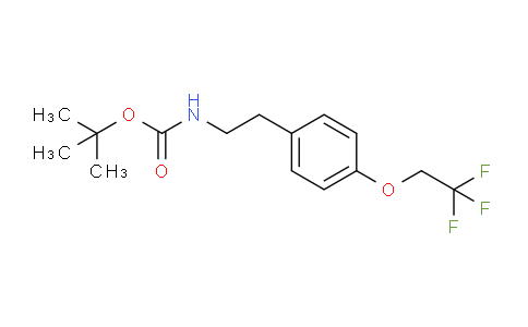 CAS No. 2044707-04-0, N-Boc-4-(2,2,2-trifluoroethoxy)phenethylamine