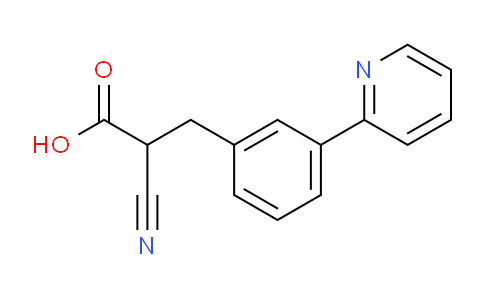 CAS No. 2044707-07-3, 2-Cyano-3-[3-(2-pyridyl)phenyl]propionic Acid