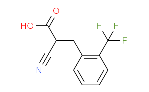 CAS No. 2044707-10-8, 2-Cyano-3-[2-(trifluoromethyl)phenyl]propionic Acid