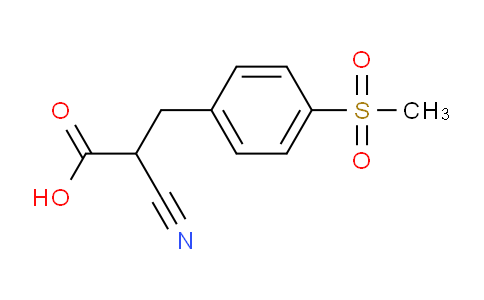 CAS No. 2044707-13-1, 2-Cyano-3-[4-(methylsulfonyl)phenyl]propionic Acid