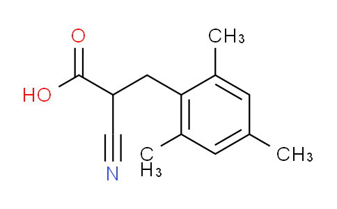 CAS No. 2044707-18-6, 2-Cyano-3-(2,4,6-trimethylphenyl)propionic Acid