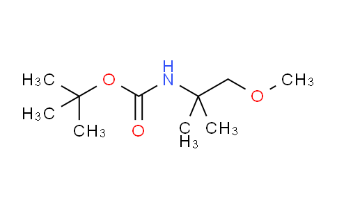 CAS No. 204707-34-6, N-Boc-1-methoxy-2-methyl-2-propanamine