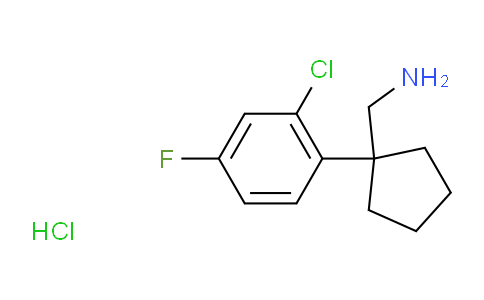 CAS No. 1803599-93-0, 1-(2-Chloro-4-fluorophenyl)cyclopentanemethanamine Hydrochloride