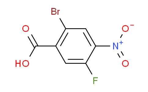CAS No. 1805189-72-3, 2-Bromo-5-fluoro-4-nitrobenzoic Acid