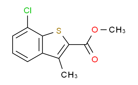 CAS No. 1415968-75-0, Methyl 7-chloro-3-methylbenzo[b]thiophene-2-carboxylate