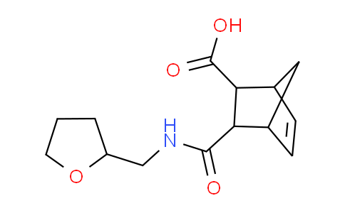 CAS No. 1005062-37-2, 3-(((Tetrahydrofuran-2-yl)methyl)carbamoyl)bicyclo[2.2.1]hept-5-ene-2-carboxylic acid