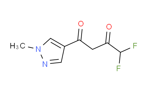 CAS No. 1005585-32-9, 4,4-Difluoro-1-(1-methyl-1H-pyrazol-4-yl)butane-1,3-dione