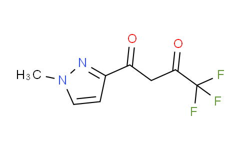 CAS No. 1006319-27-2, 4,4,4-Trifluoro-1-(1-methyl-1H-pyrazol-3-yl)butane-1,3-dione