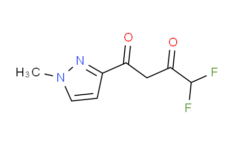 CAS No. 1006333-28-3, 4,4-Difluoro-1-(1-methyl-1H-pyrazol-3-yl)butane-1,3-dione