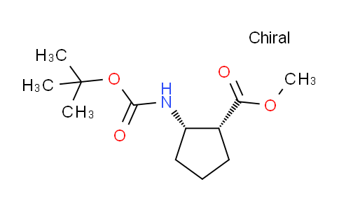 CAS No. 164916-42-1, Methyl cis-2-(Boc-amino)cyclopentanecarboxylate