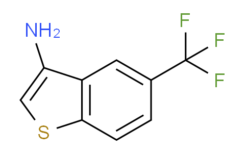 CAS No. 165108-03-2, 5-(Trifluoromethyl)benzo[b]thiophen-3-amine